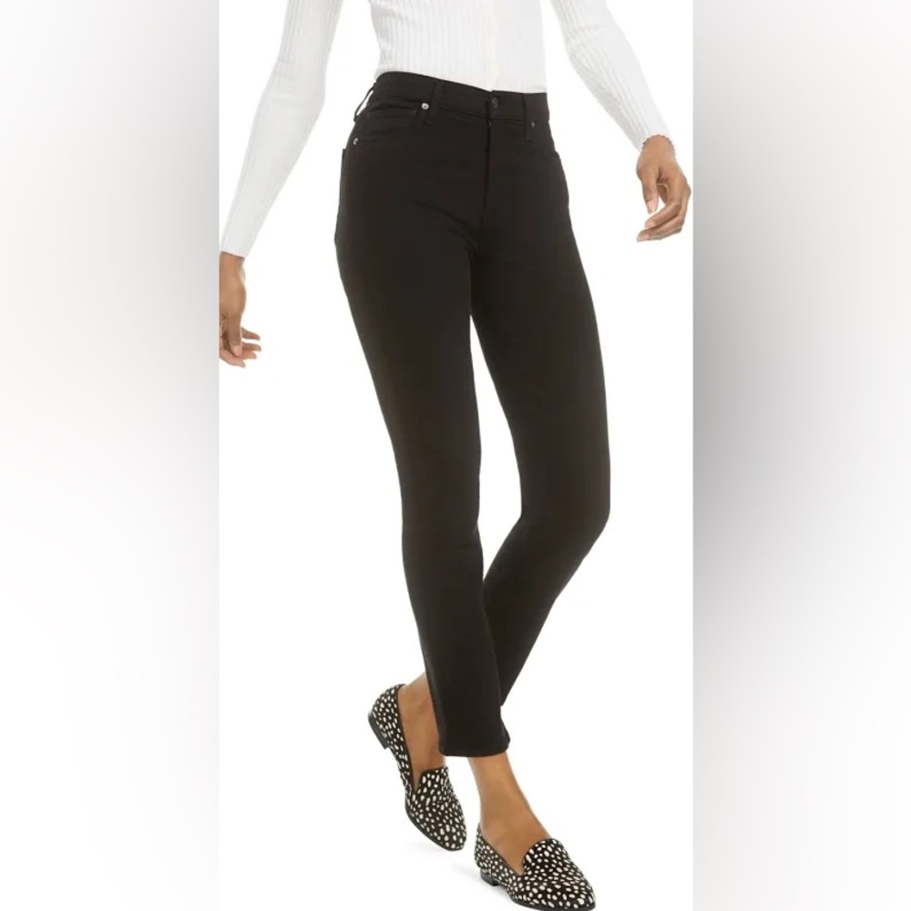 NWT Citizens Of Humanity Sculpt Harlow Ankle Mid Rise Slim‎ Jean Black SZ 29